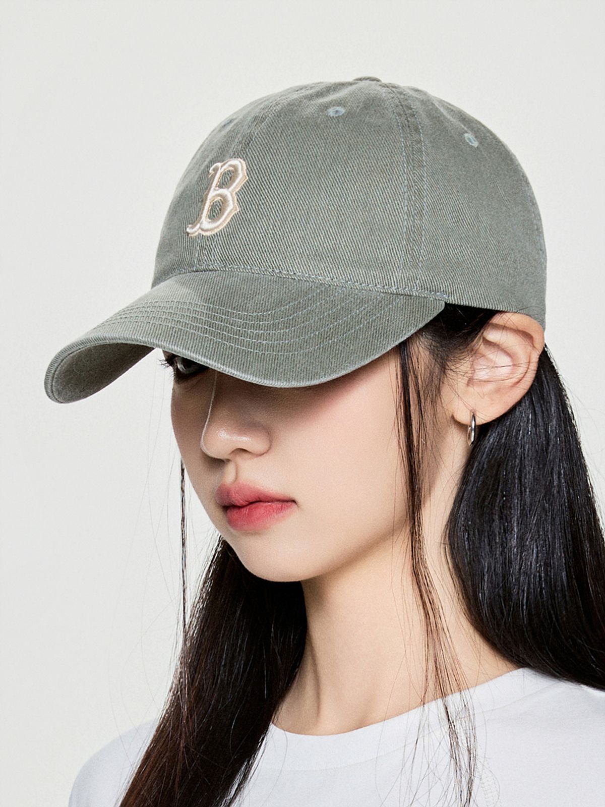엠엘비(MLB) 베이직 워싱 언스트럭쳐 볼캡 BOS (Ptn.Khaki)