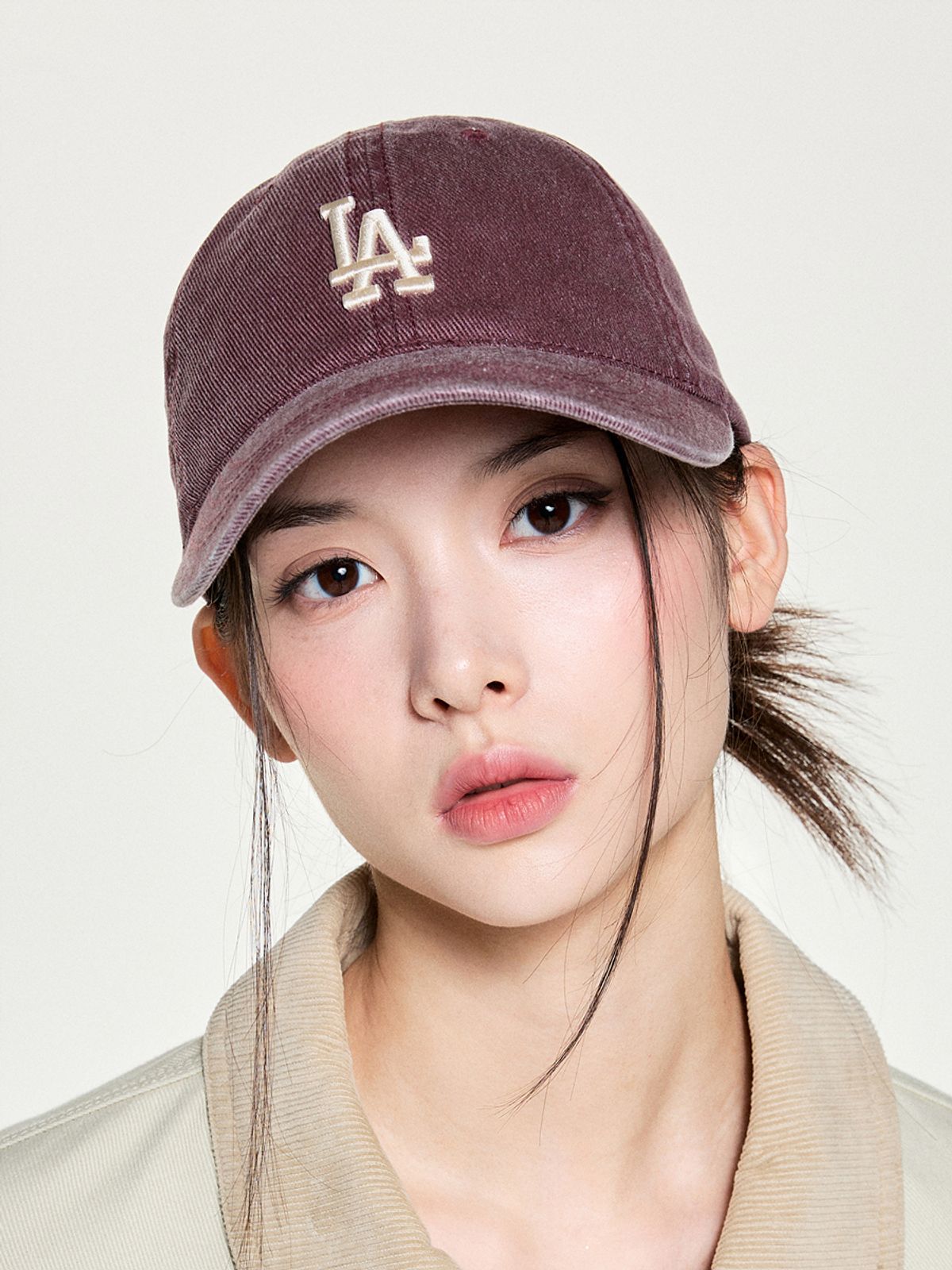 엠엘비(MLB) 베이직 워싱 언스트럭쳐 볼캡 LA (D.Wine)