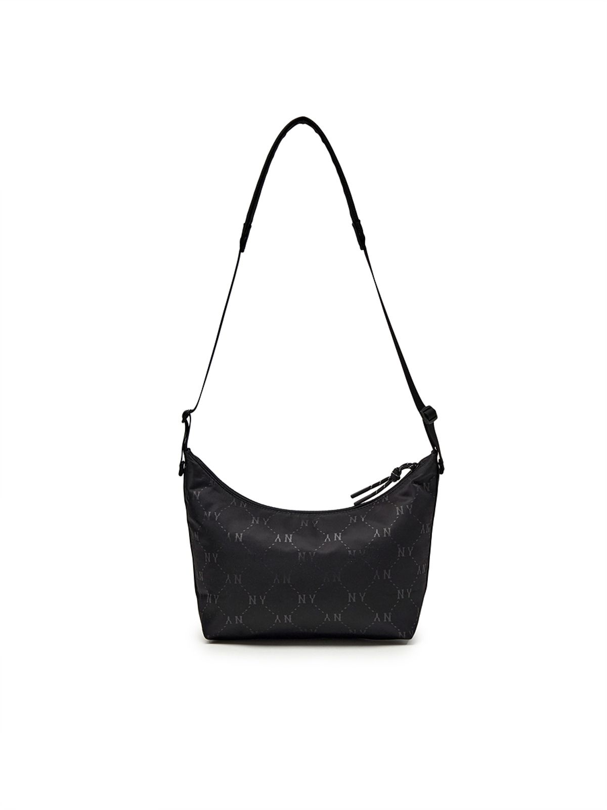 엠엘비(MLB) 다이아 모노그램 스포티브 호보백 NY (Black)