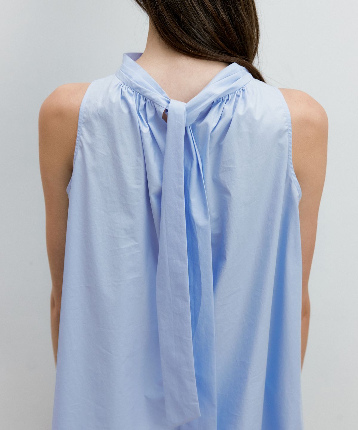 오떼뜨(OCTETTE) HALTER NECK TIE BLOUSE_4COLOR