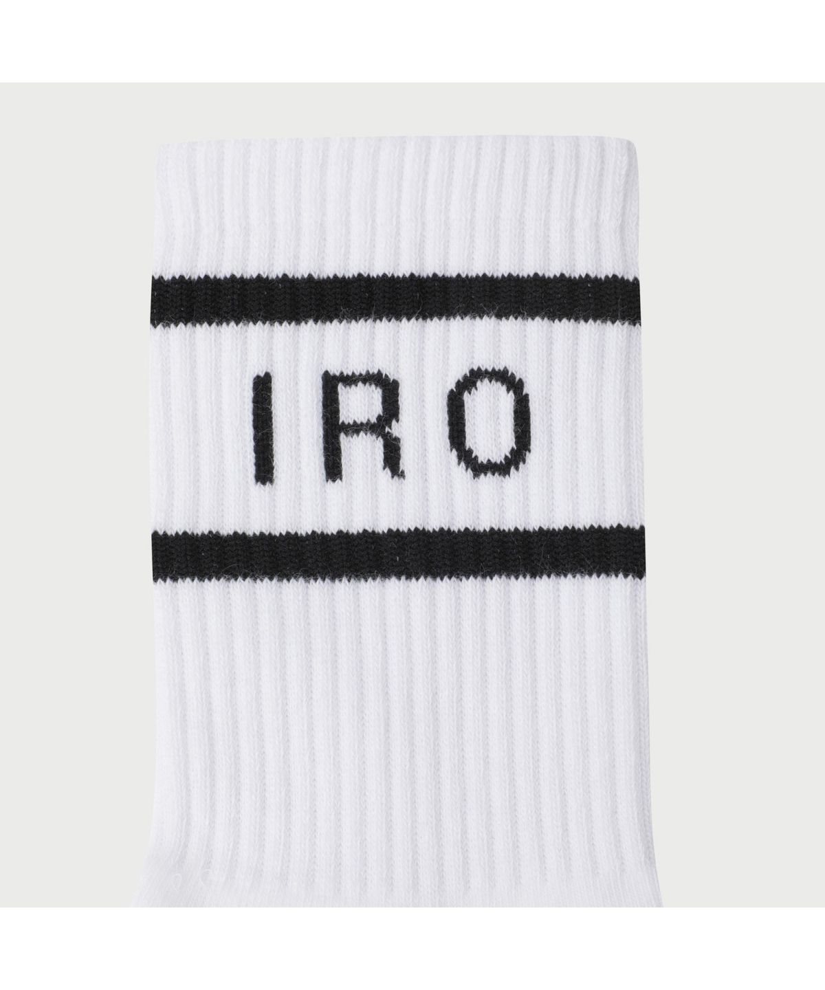 이로(IRO) IRO 라인 로고 양말 IXLAX26224WHX