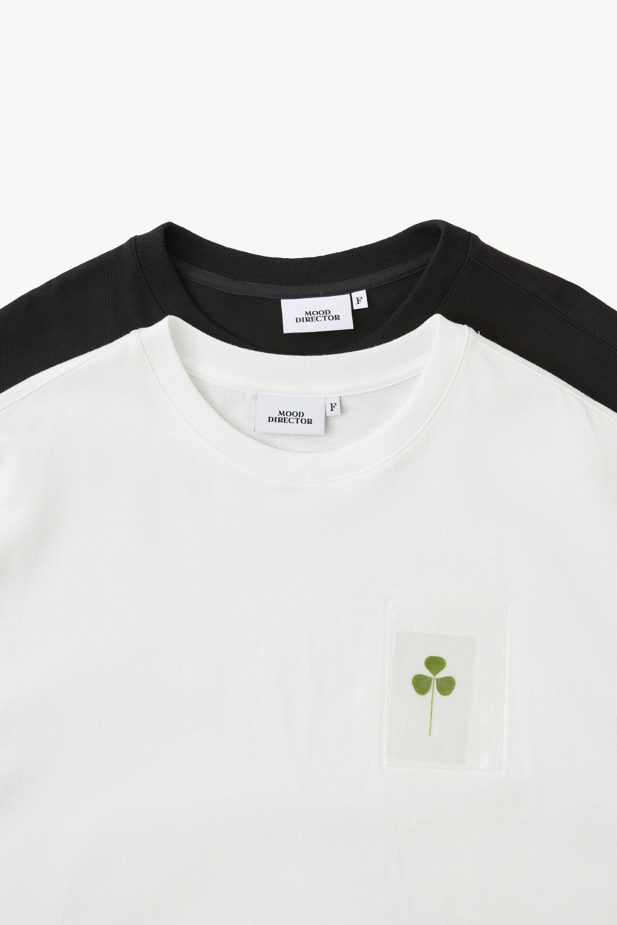 무드디렉터(MOODDIRECTOR) Hello, three leaf clover 티셔츠