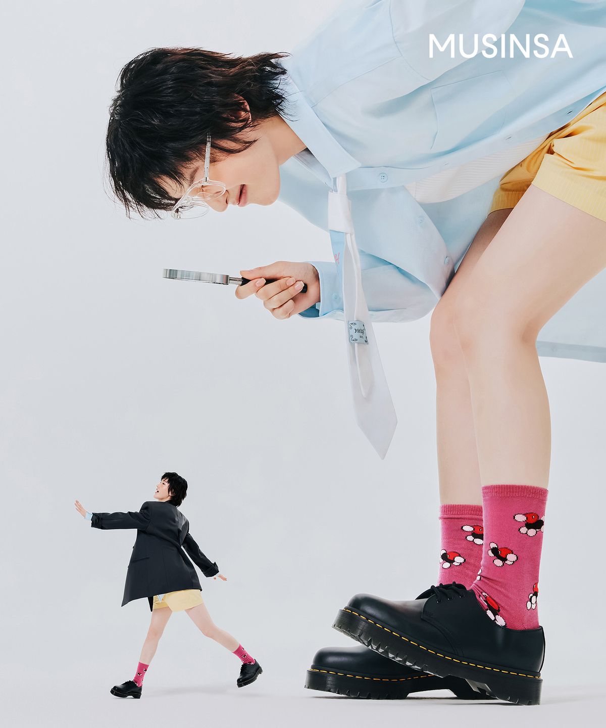 스튜디오 싹스탑(STUDIO SOCKSTOP) 싹스탑X헤일메리 알콜강쥐 패턴양말