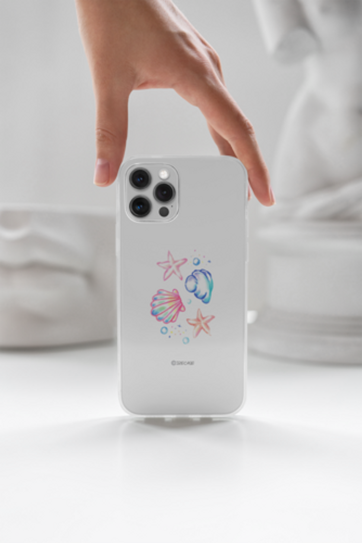 이레케이스앤굿즈(IRECASEGOODS) 조개껍질 아이폰 갤럭시 핸드폰케이스