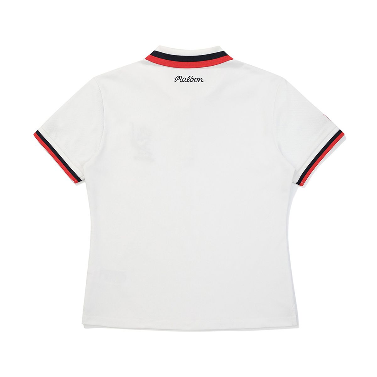 말본 골프(MALBON GOLF) 볼드 스트라이프 티셔츠 WHITE (WOMAN)