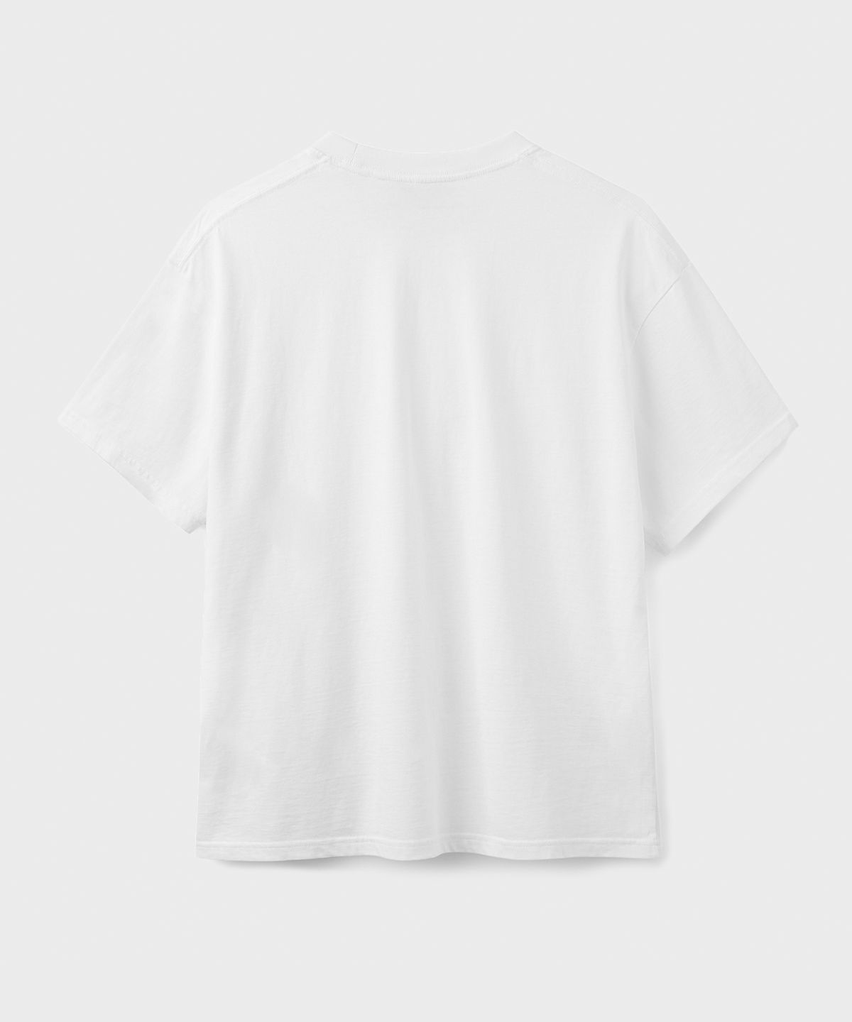 브랜디드(BRANDED) SOFT CROP T-SHIRT [WHITE]