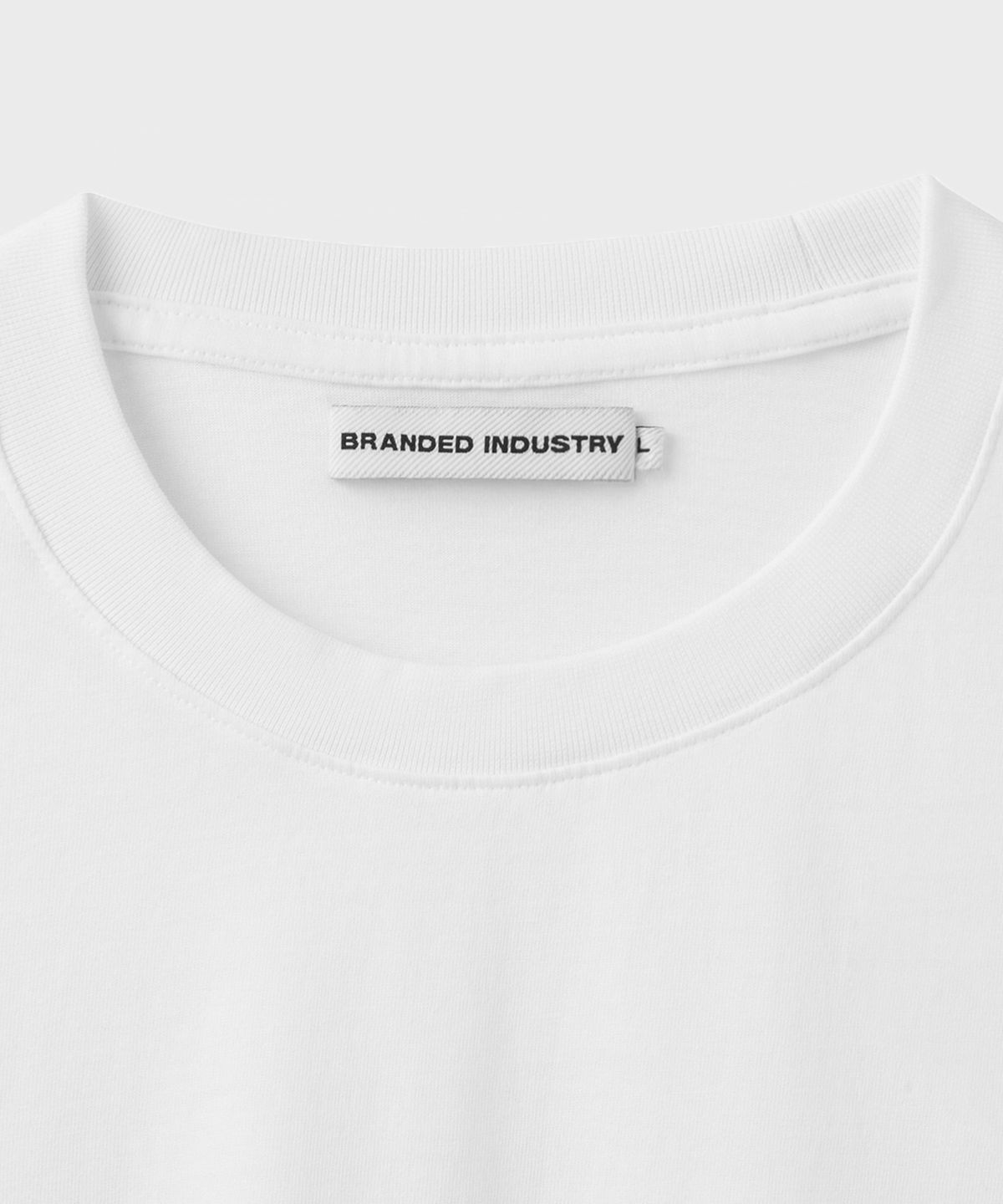 브랜디드(BRANDED) SOFT CROP T-SHIRT [WHITE]