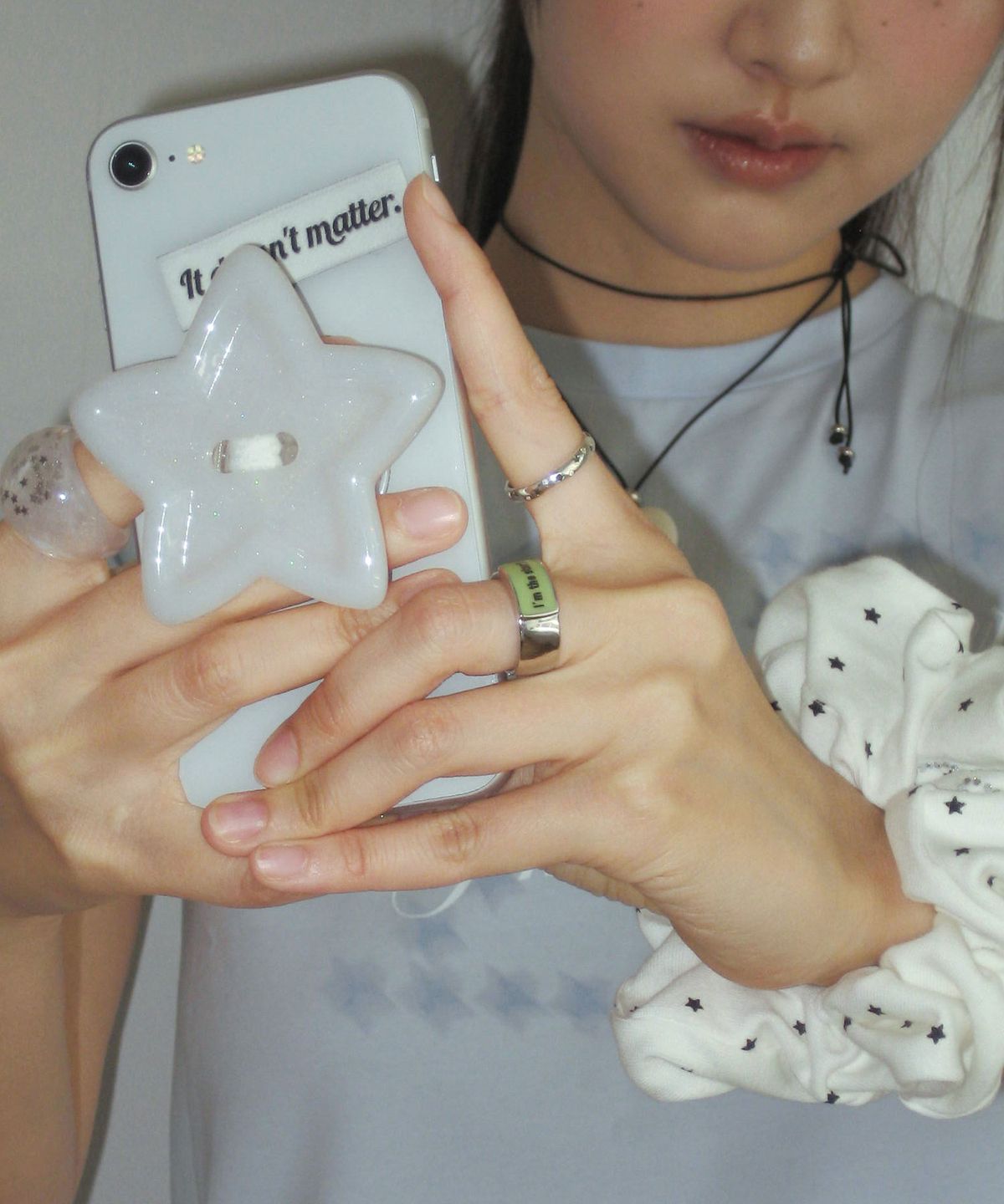 잇더즌매터(IT DOESN'T MATTER) [925silver] Micro star ring