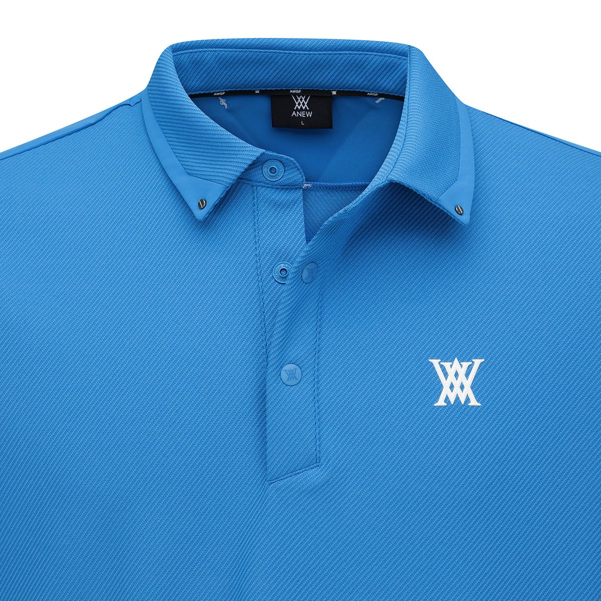어뉴골프(ANEW GOLF) MEN FA HYBRID SHORT T-SHIRT_BL