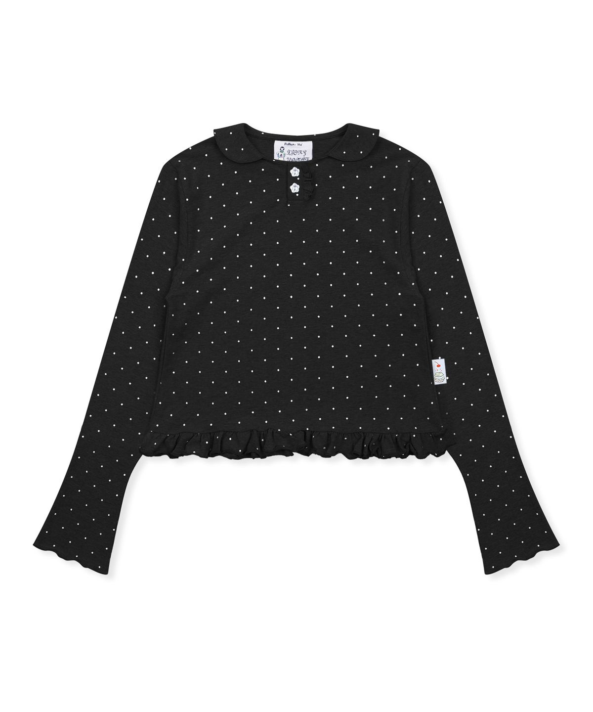 루나키후(RuNaKi'Hu') WXT072 유키 도트 PK 롱슬리브 (BLACK)
