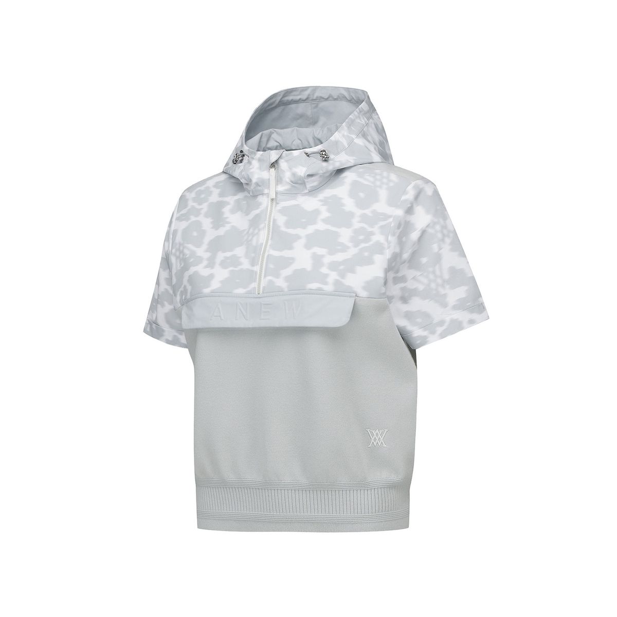 어뉴골프(ANEW GOLF) WOMEN FA HYBRID HOODED SHORT SLEEVE SWEATER _LG