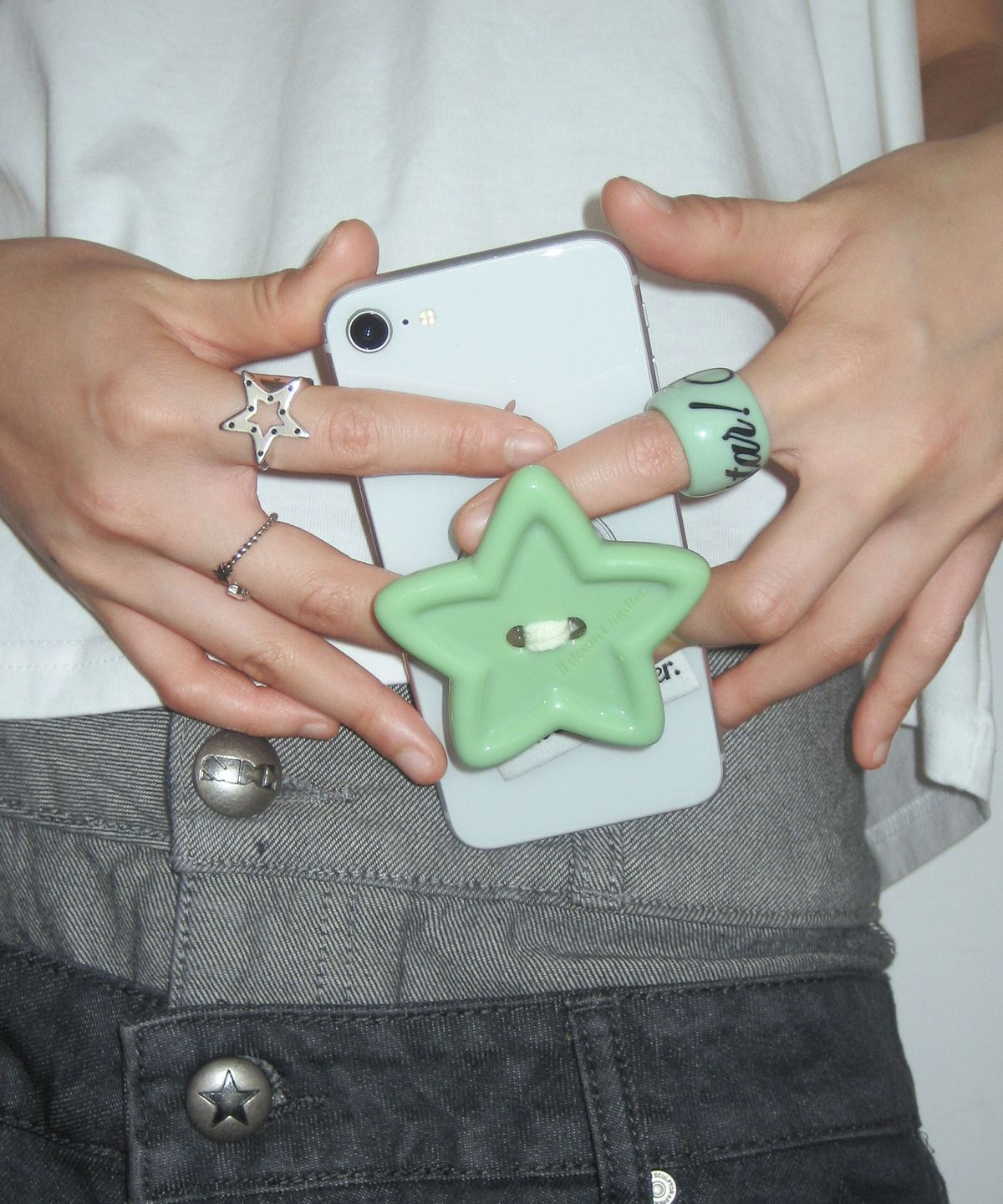 잇더즌매터(IT DOESN'T MATTER) [Formica] Spell ring (Green)