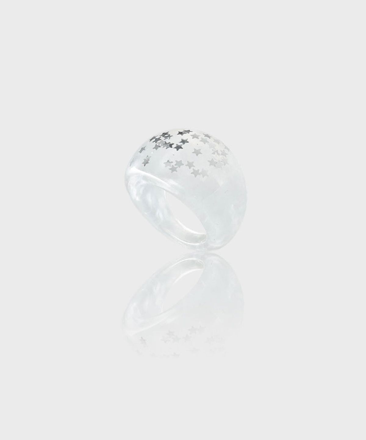잇더즌매터(IT DOESN'T MATTER) [Formica] Puffy ring (White)