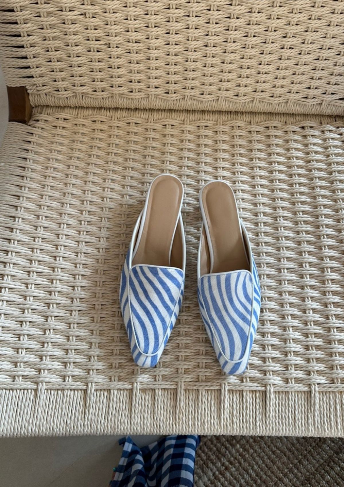 인더발코니(IN THE BALCONY) 러쉬 릴트 스퀘어 지브라 블로퍼 4cm
