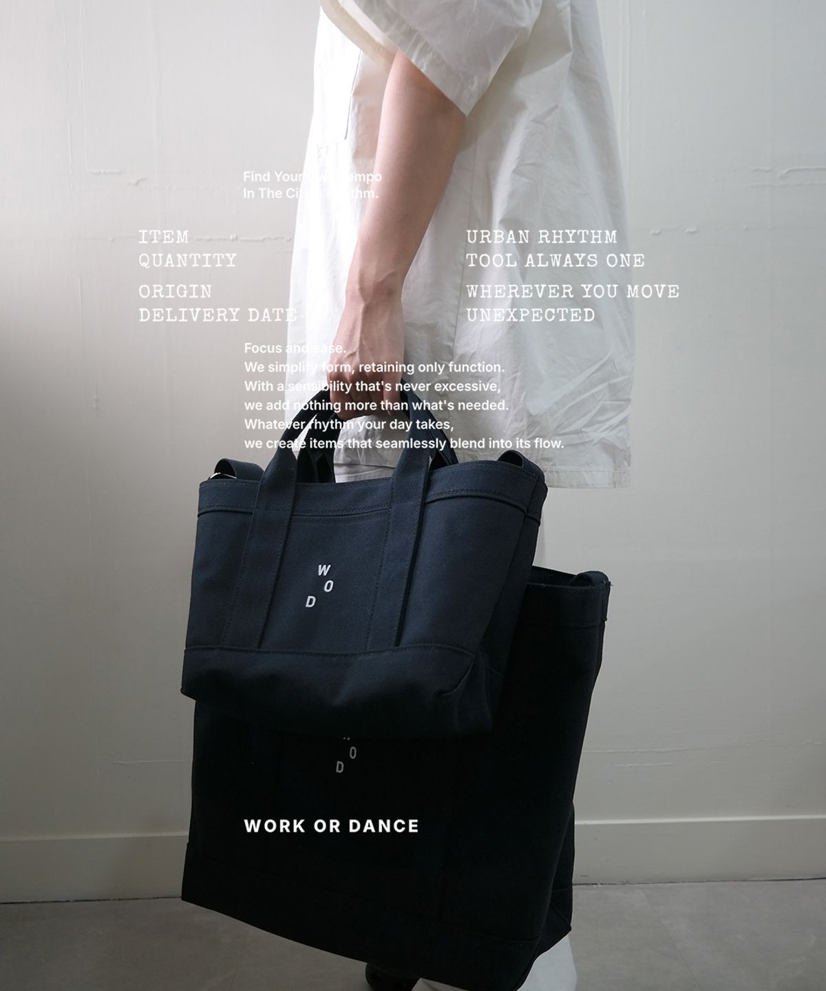 워크 오얼 댄스(WORK OR DANCE) 003 SMALL NAVY