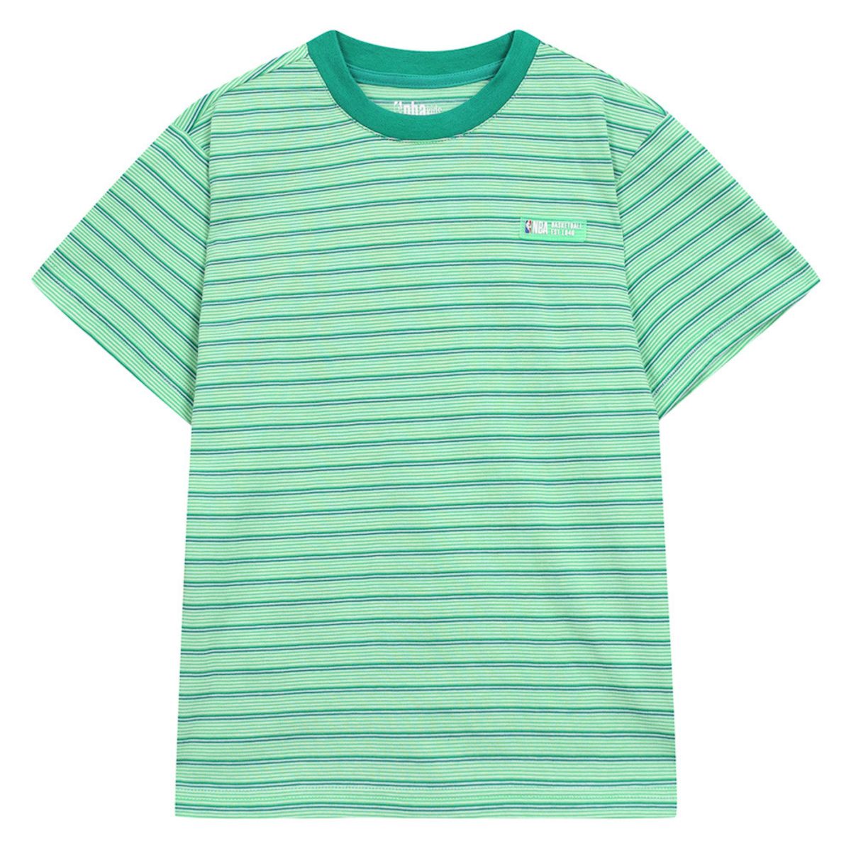 엔비에이 키즈(NBA KIDS) NBA 스트라이프티셔츠(K252TS064P) 그린