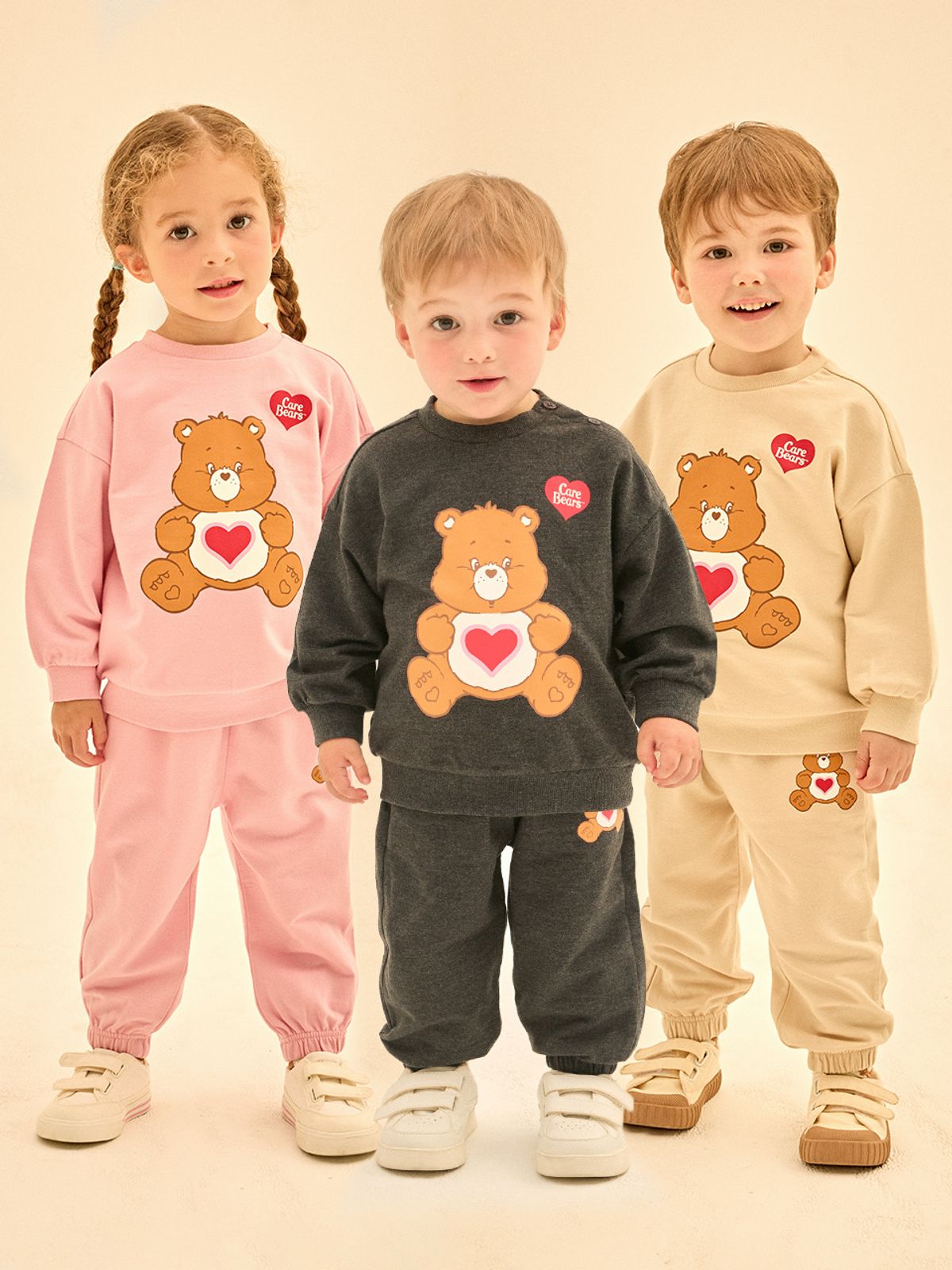케어베어(CAREBEARS) 텐더하트베어 데일리 상하복