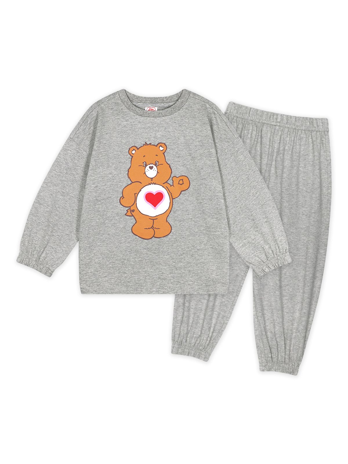 케어베어(CAREBEARS) 안녕 텐더하트베어 오버핏 조거 상하복