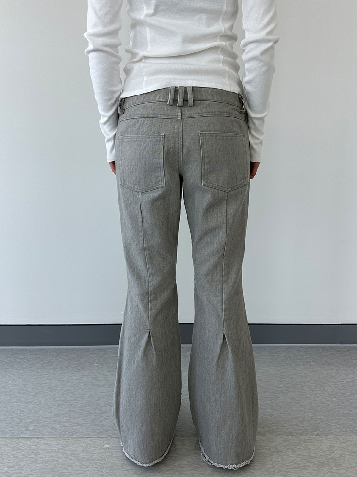 리게(RIGHE) LOW RISE PANTS GREY