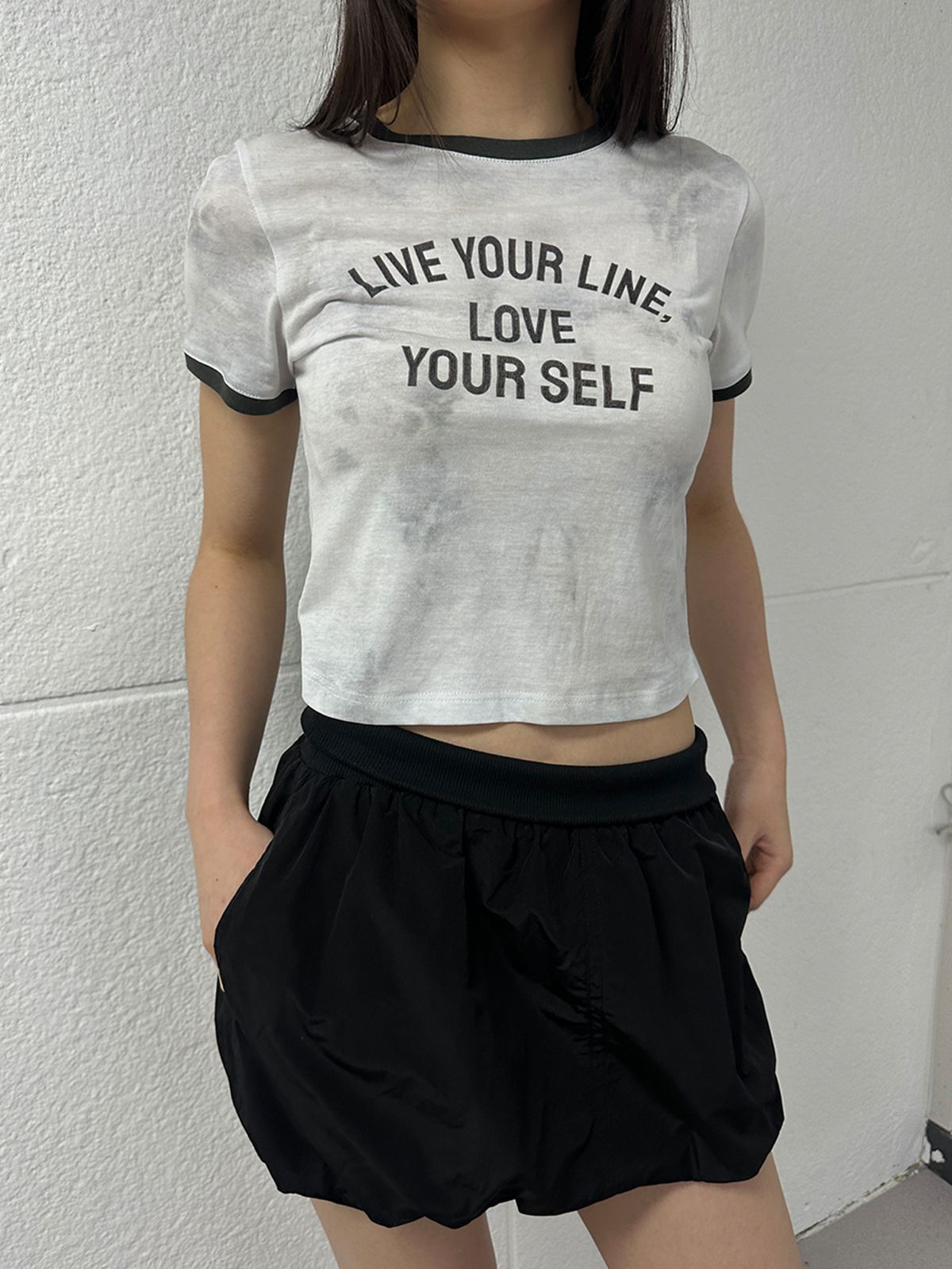 리게(RIGHE) RINGER T-SHIRT WHITE