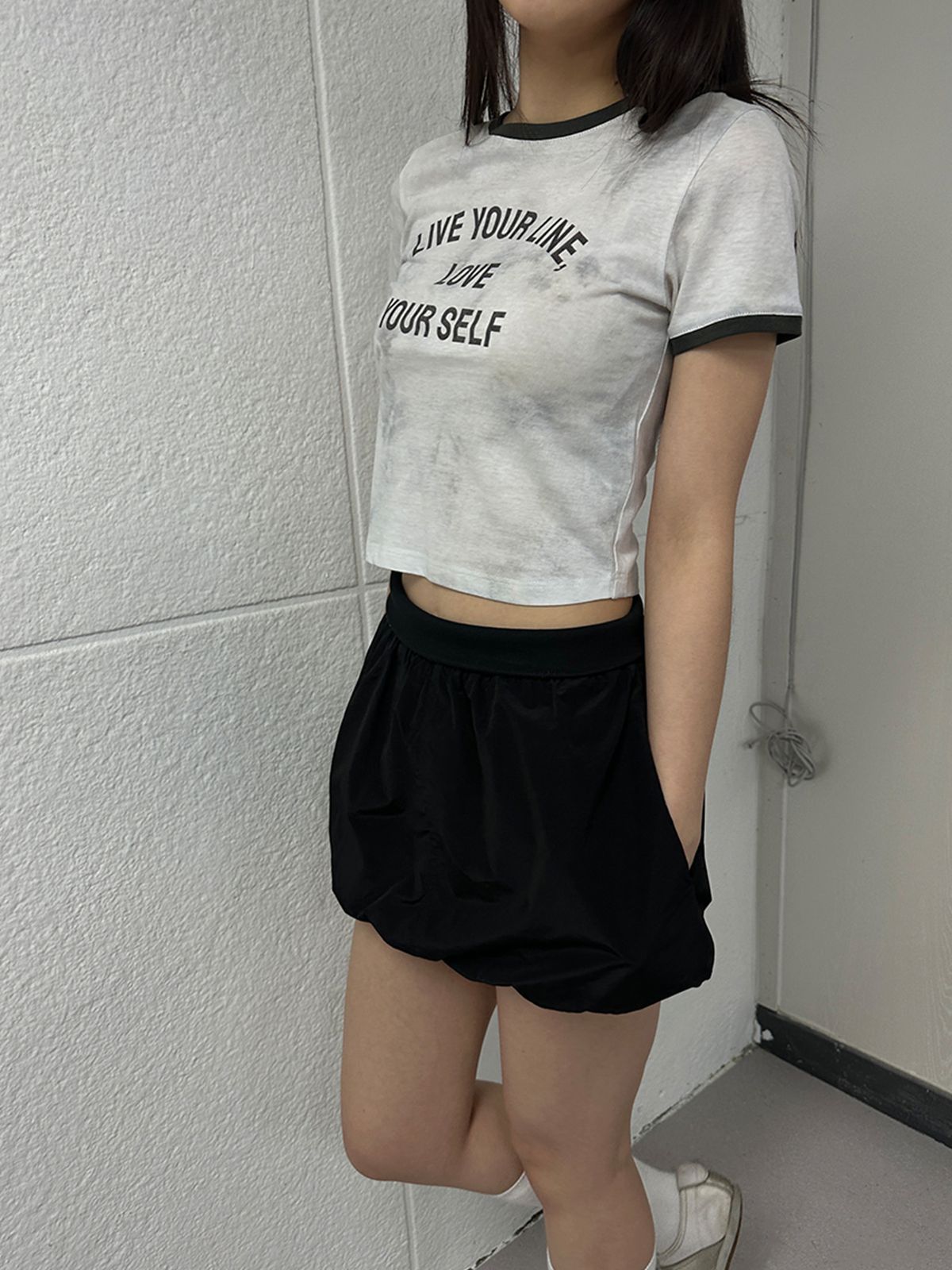 리게(RIGHE) RINGER T-SHIRT WHITE