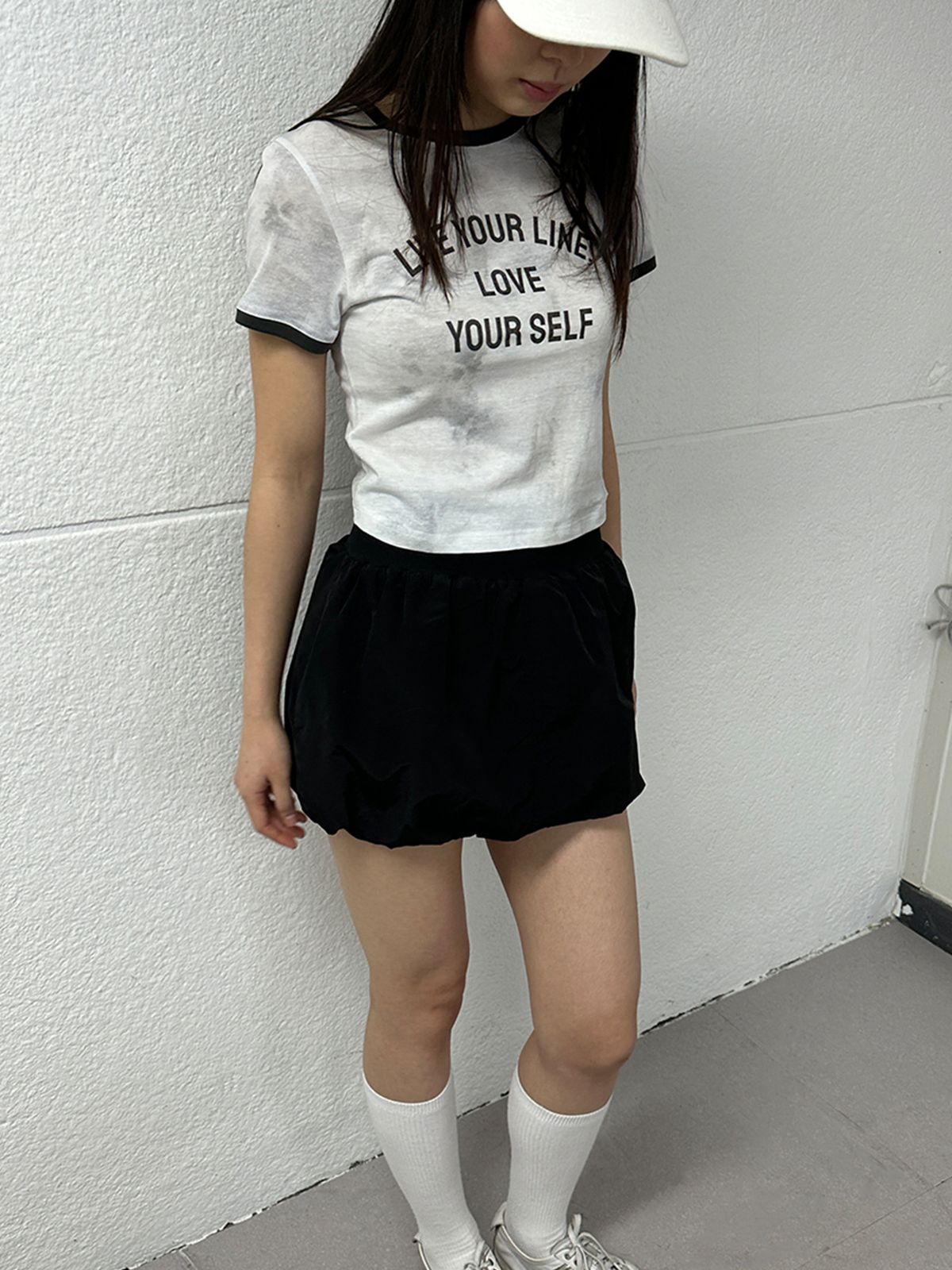 리게(RIGHE) RINGER T-SHIRT WHITE