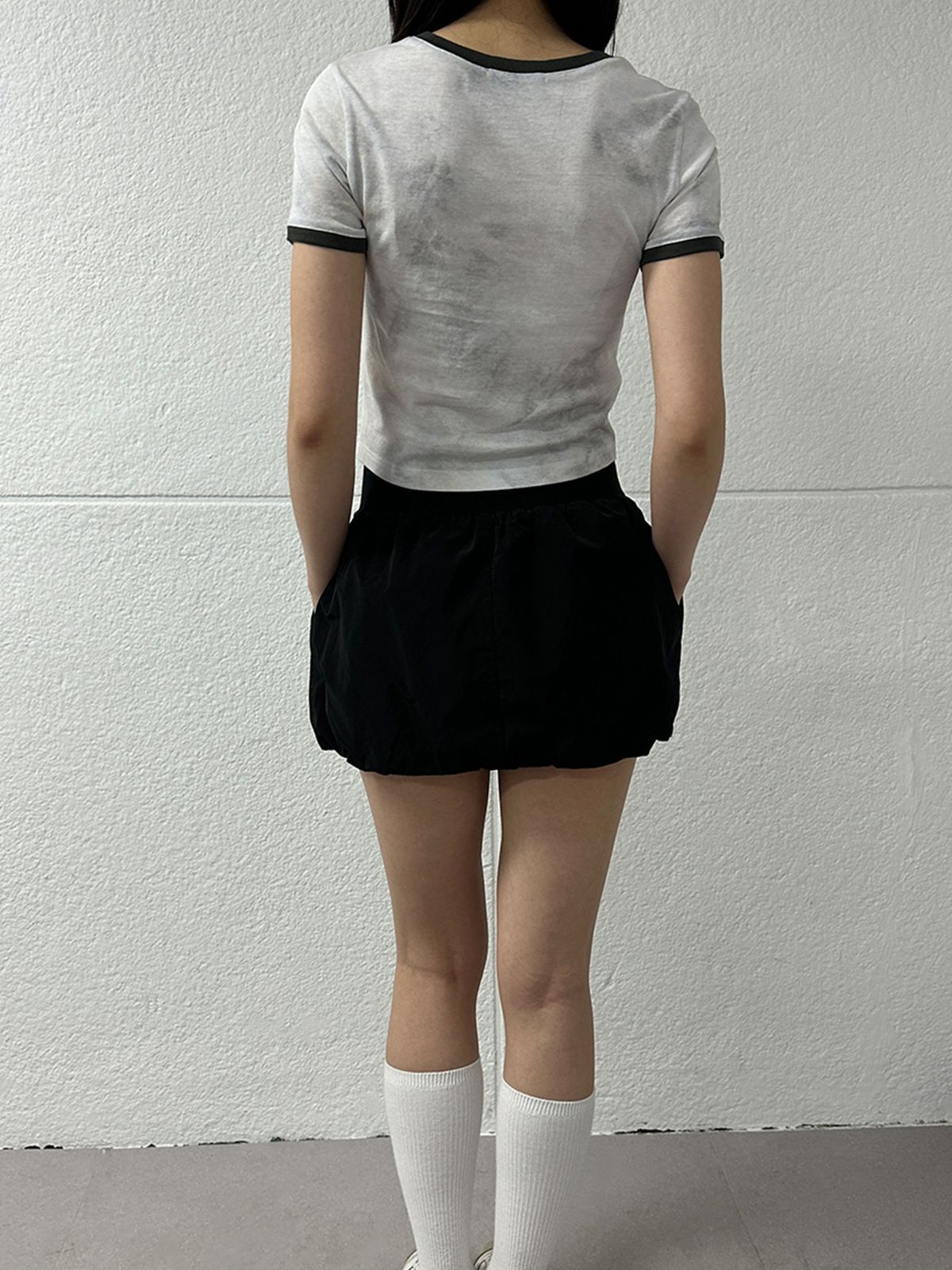 리게(RIGHE) RINGER T-SHIRT WHITE