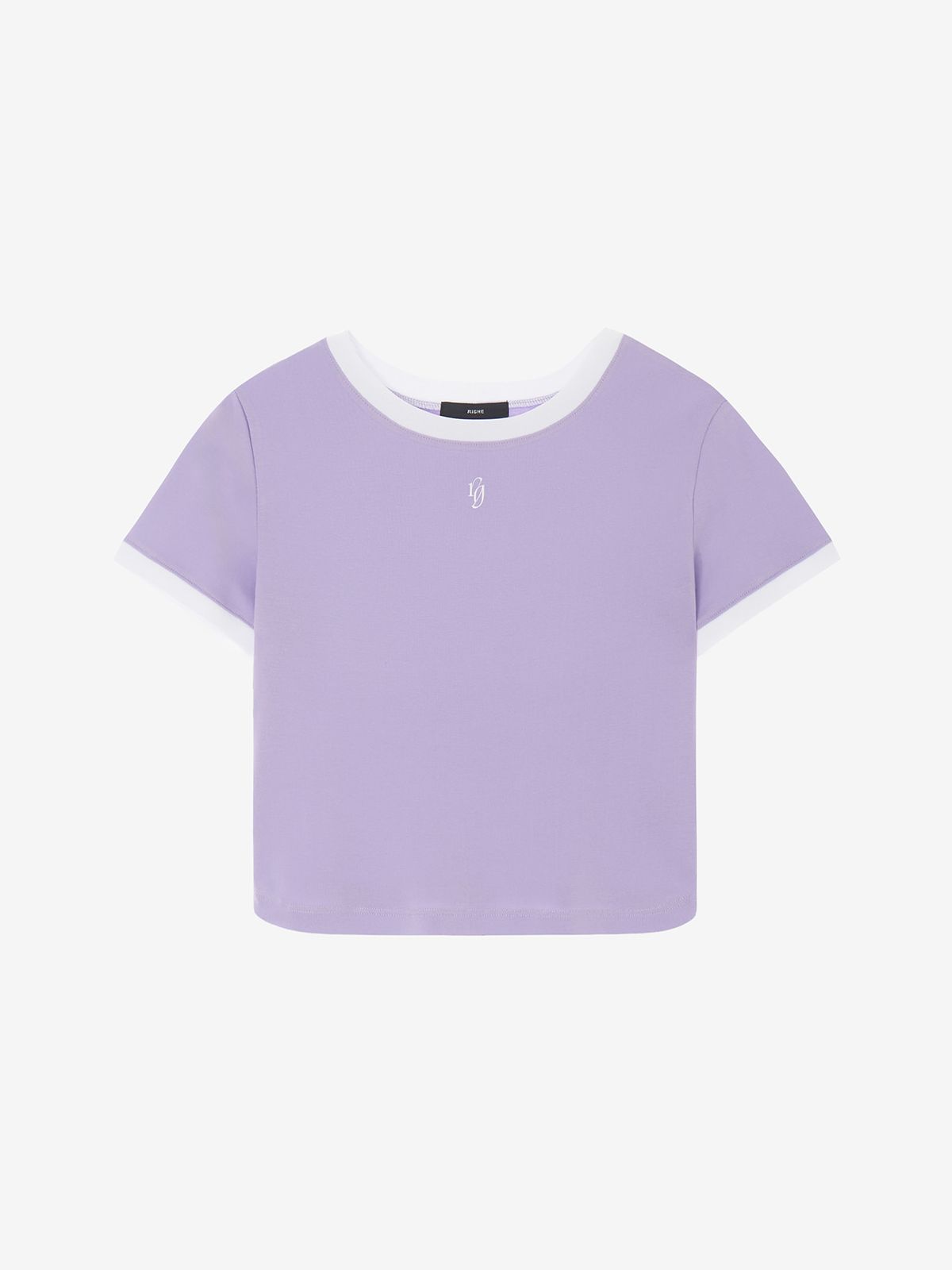 리게(RIGHE) RINGER T-SHIRT PURPLE