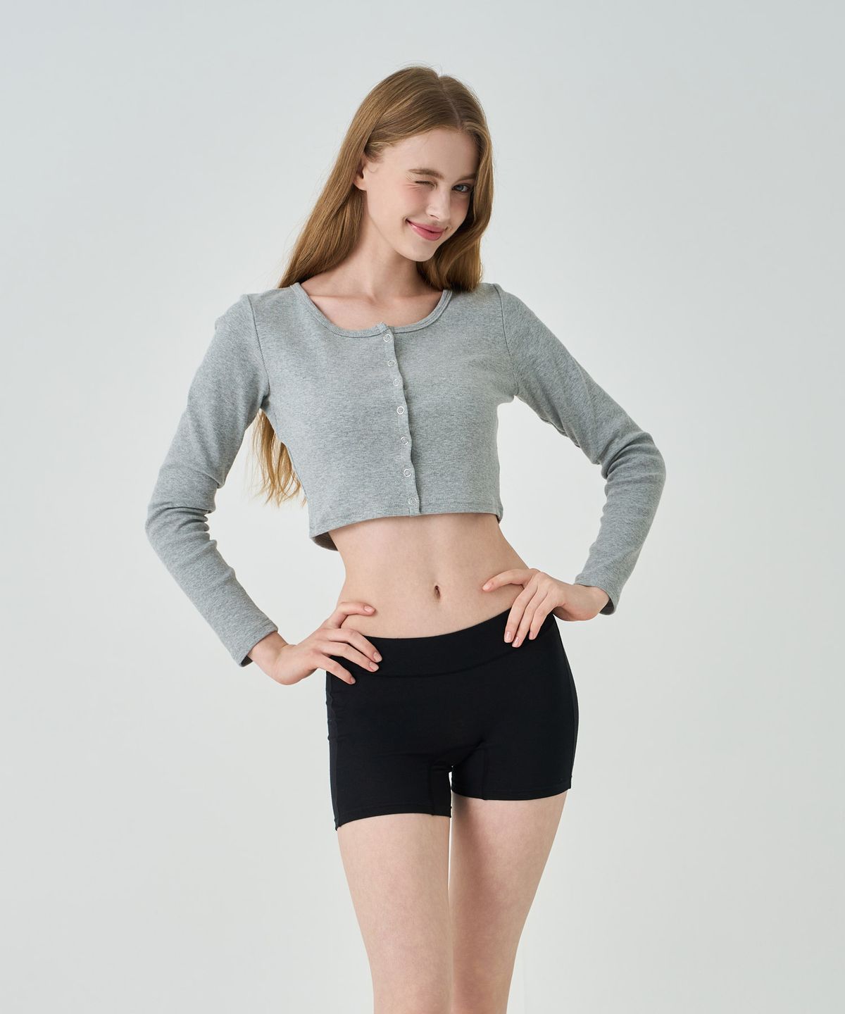 포에버21언더웨어(FOREVER21UNDERWEAR) 여성 순면 사각 위생 팬티 블랙