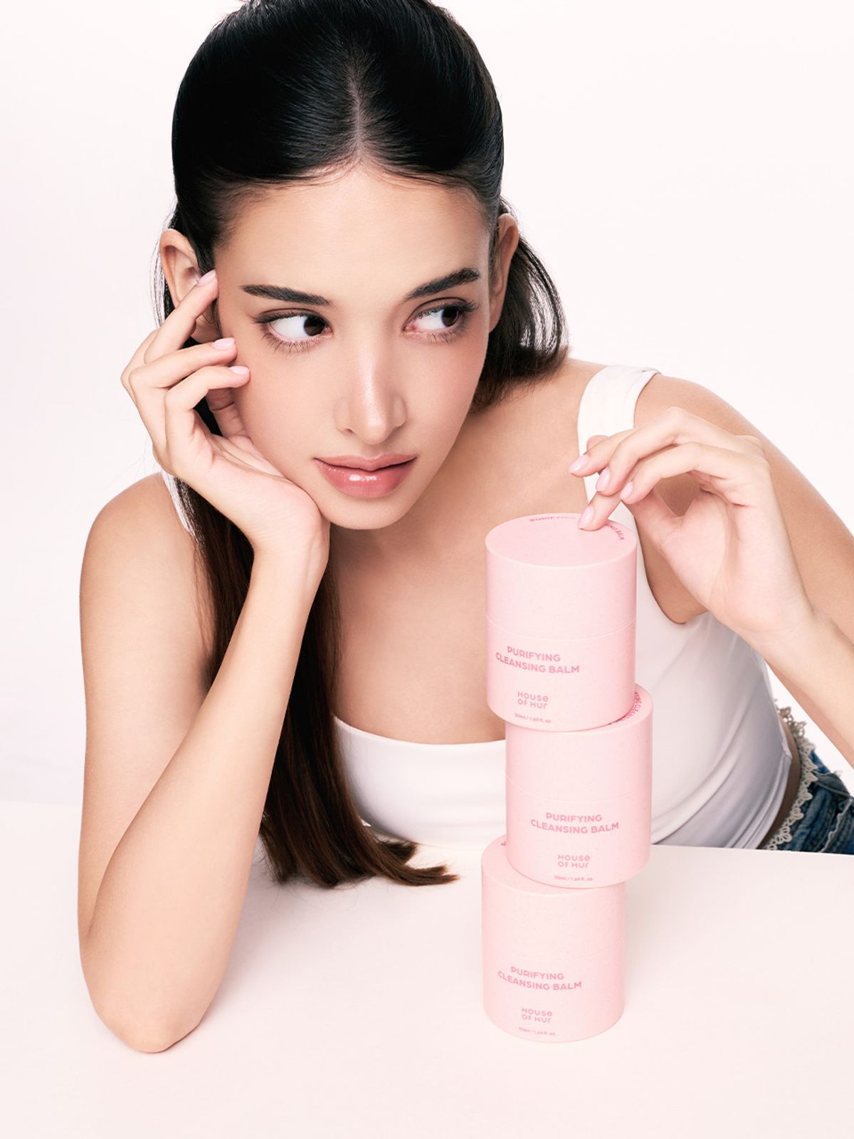 하우스오브허(HOUSE OF HUR) 퓨리 파잉 클렌징 밤 50ml + 클리어링스킨프렙에센스패드140ml