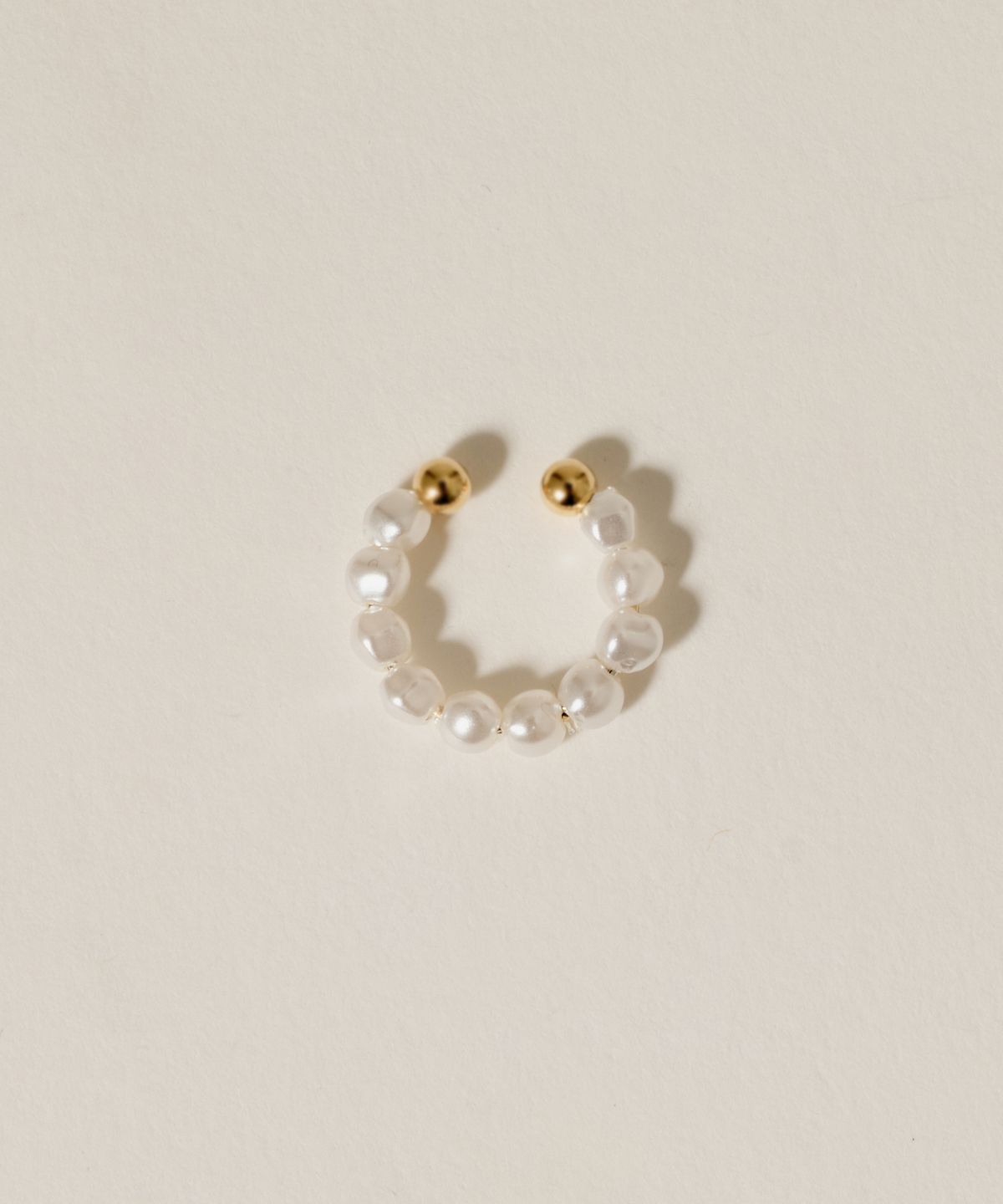 노비스도쿄(NOVICE TOKYO) 바로크 진주 이어커프 Baroque Pearl Ear Cuff / gold
