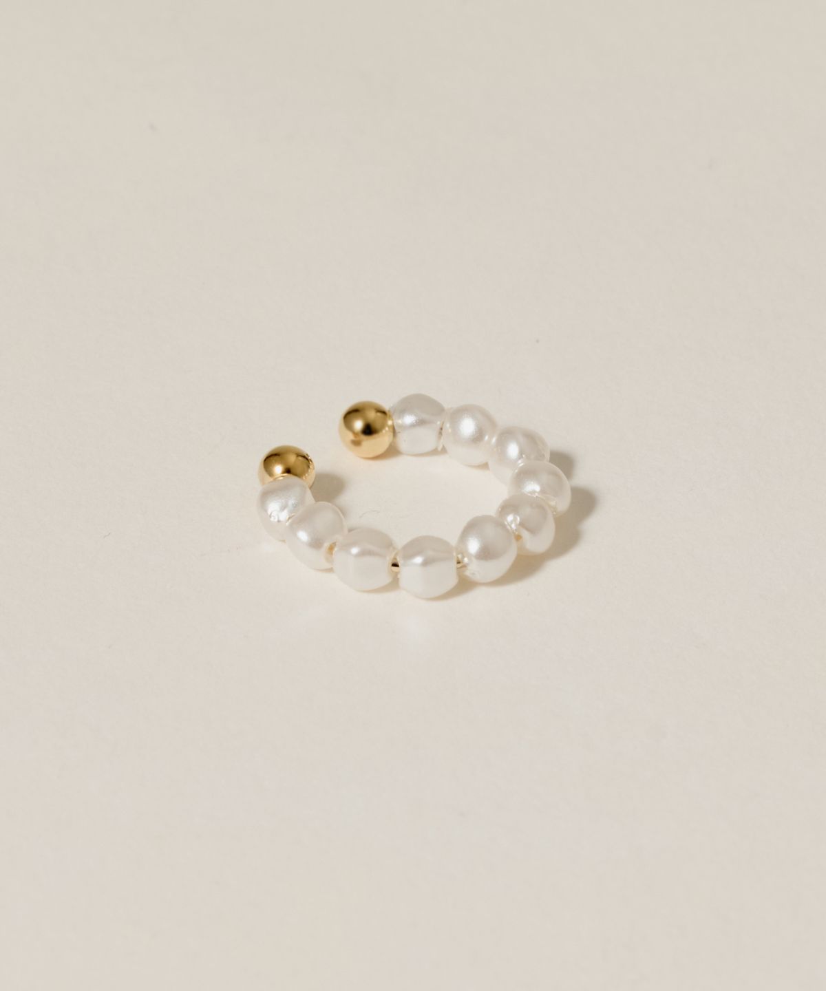 노비스도쿄(NOVICE TOKYO) 바로크 진주 이어커프 Baroque Pearl Ear Cuff / gold
