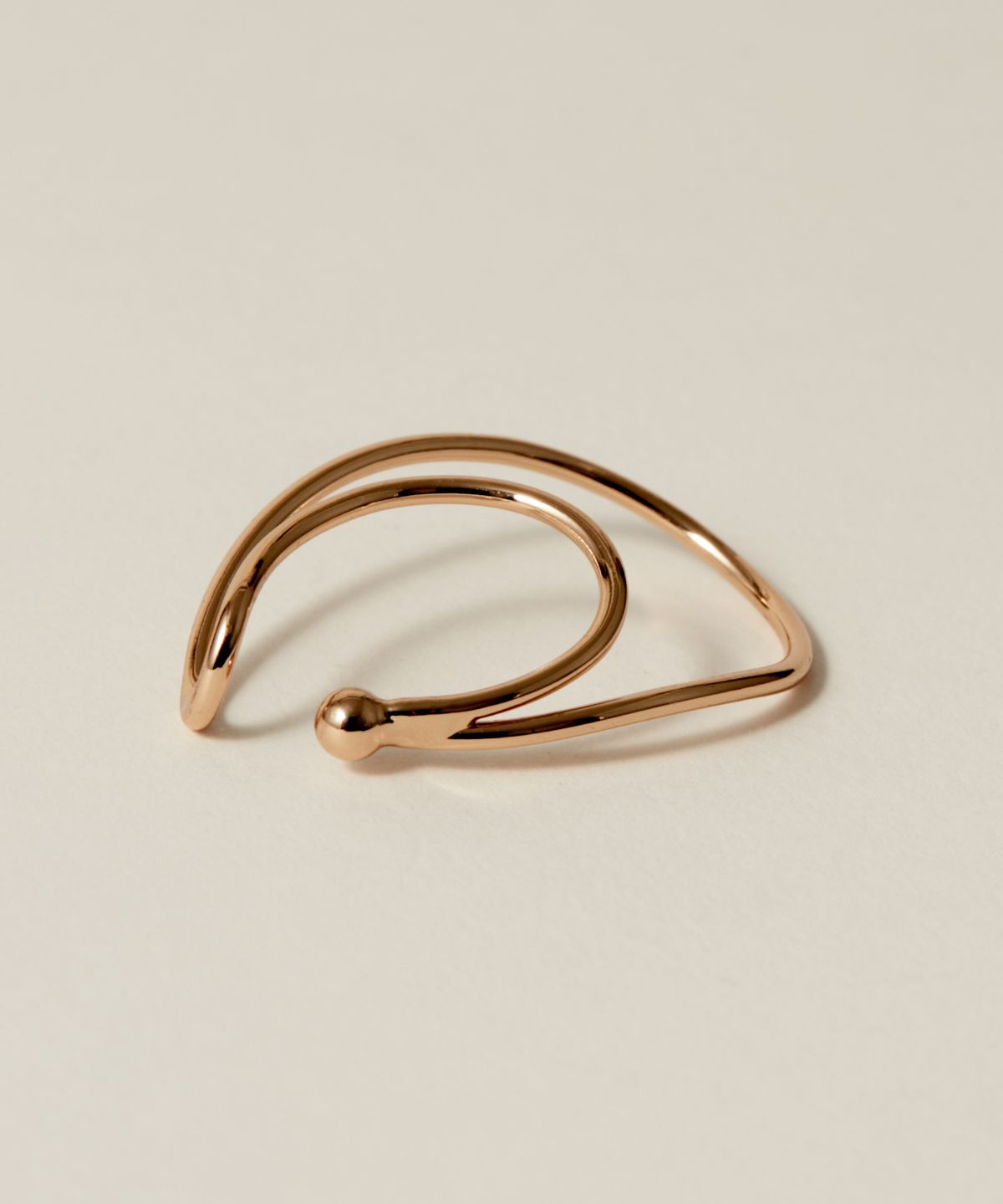 노비스도쿄(NOVICE TOKYO) 더블 라지 후프 이어커프 Double Large Hoop Ear Cuff / Gold