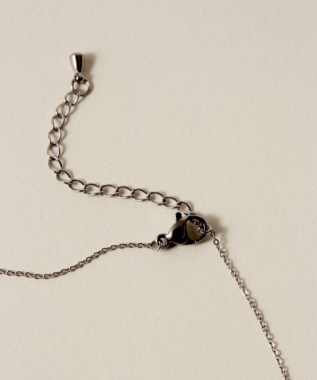 노비스도쿄(NOVICE TOKYO) 싱글 진주 목걸이 Single Pearl Necklace［Stainless］/ silver