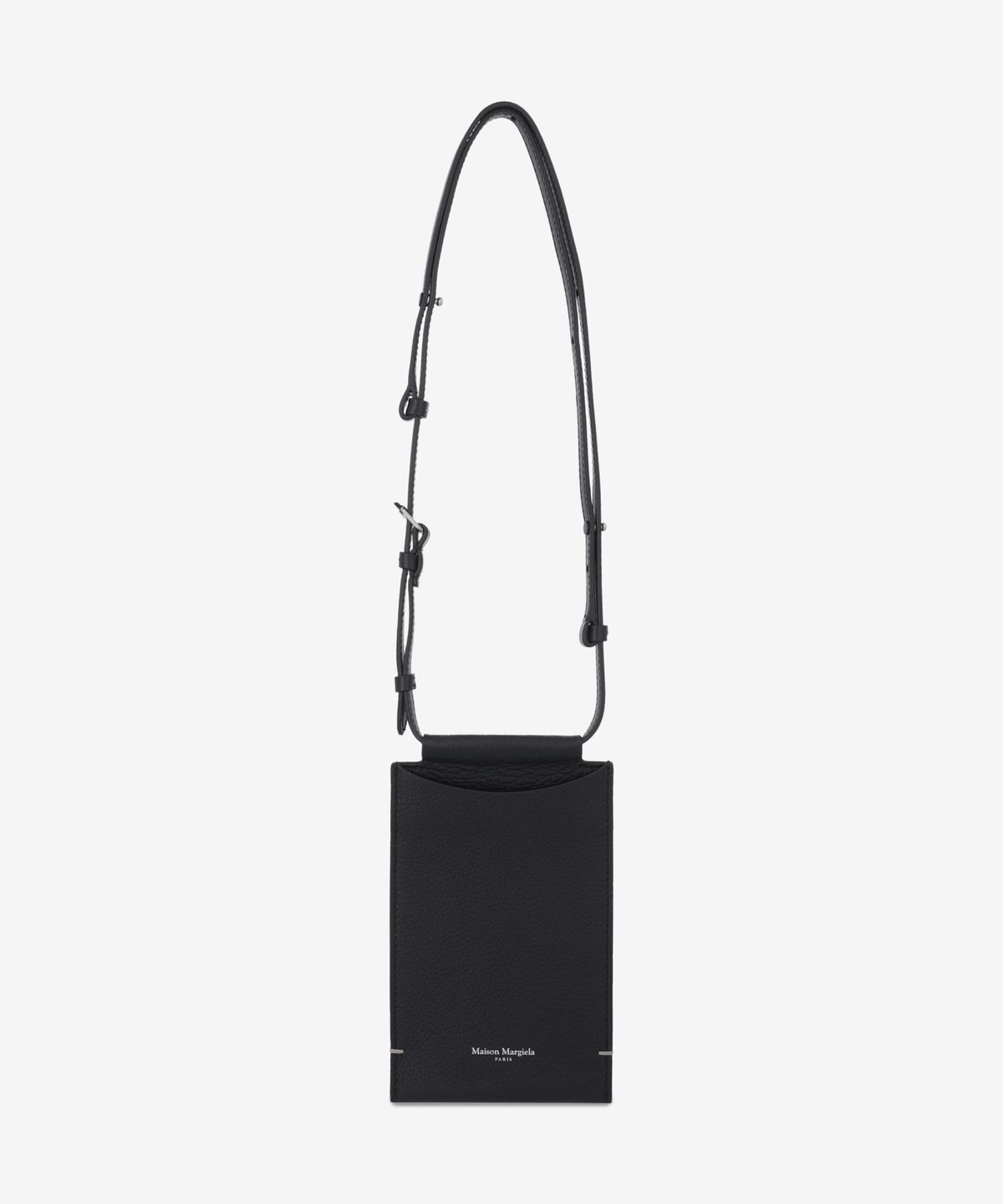 메종 마르지엘라(MAISON MARGIELA) 로고 폰파우치 - 블랙 / SA2VZ0005P7268H8419