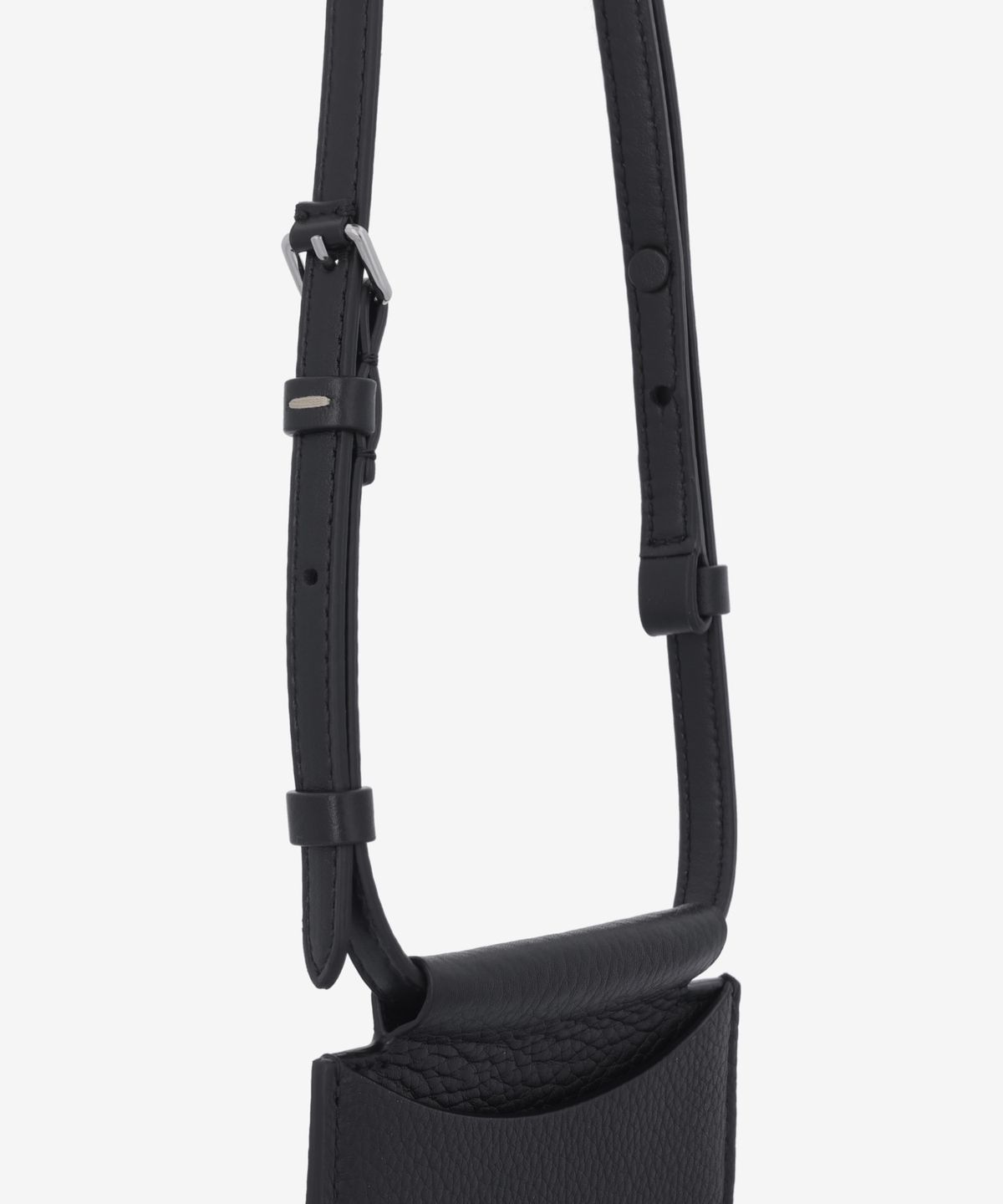 메종 마르지엘라(MAISON MARGIELA) 로고 폰파우치 - 블랙 / SA2VZ0005P7268H8419