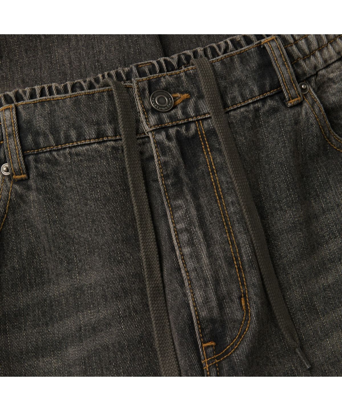 커스텀멜로우(CUSTOMELLOW) Brown Wide Fit Jeans CWPAA25592BKX