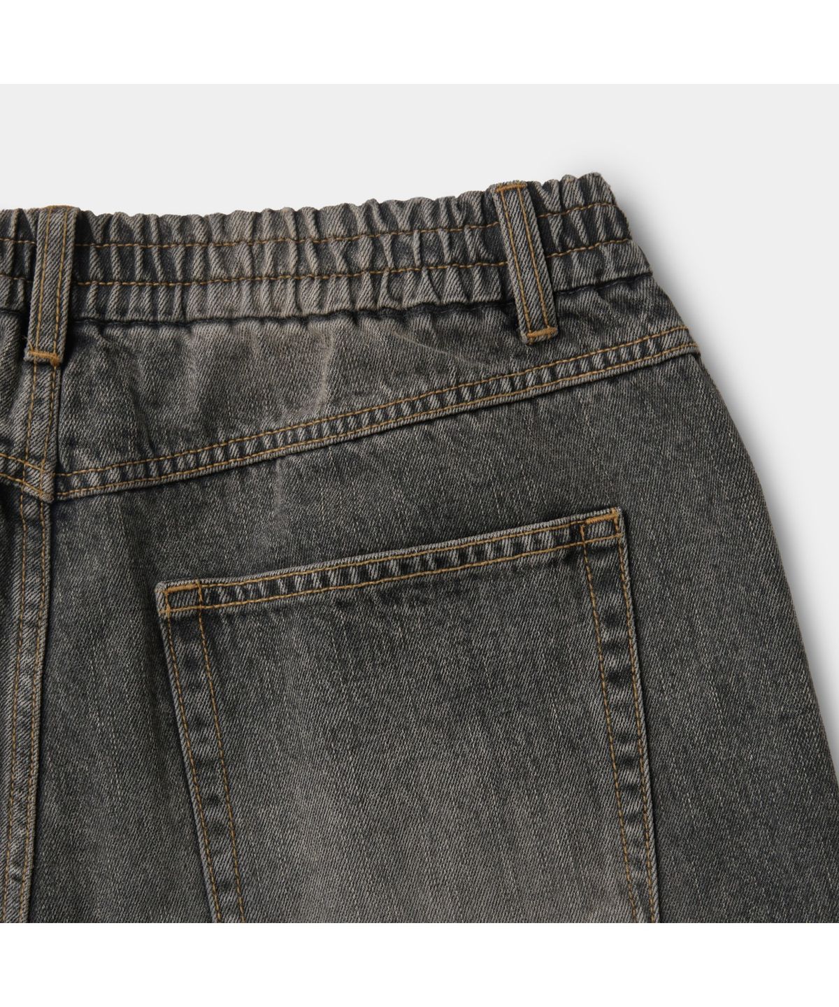 커스텀멜로우(CUSTOMELLOW) Brown Wide Fit Jeans CWPAA25592BKX
