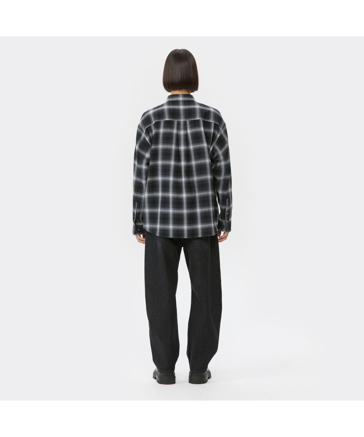커스텀멜로우(CUSTOMELLOW) Black Dart Detail Corduroy Jeans CWPAA25594BKX