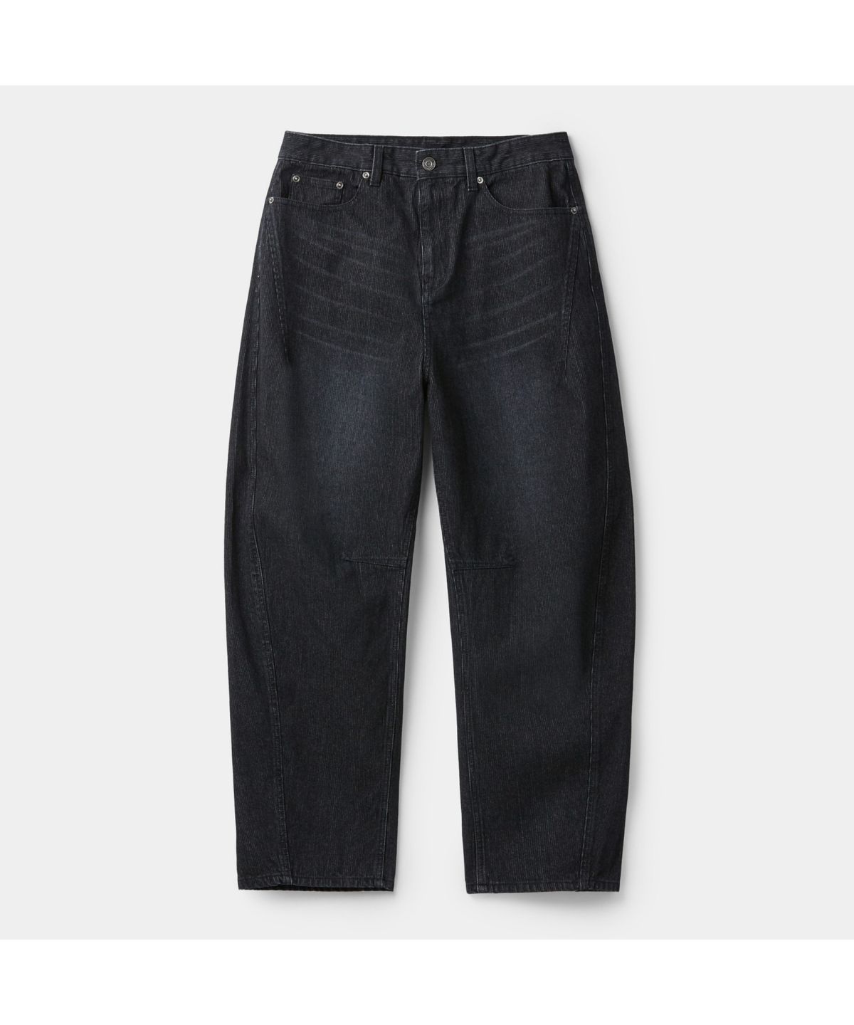 커스텀멜로우(CUSTOMELLOW) Black Dart Detail Corduroy Jeans CWPAA25594BKX