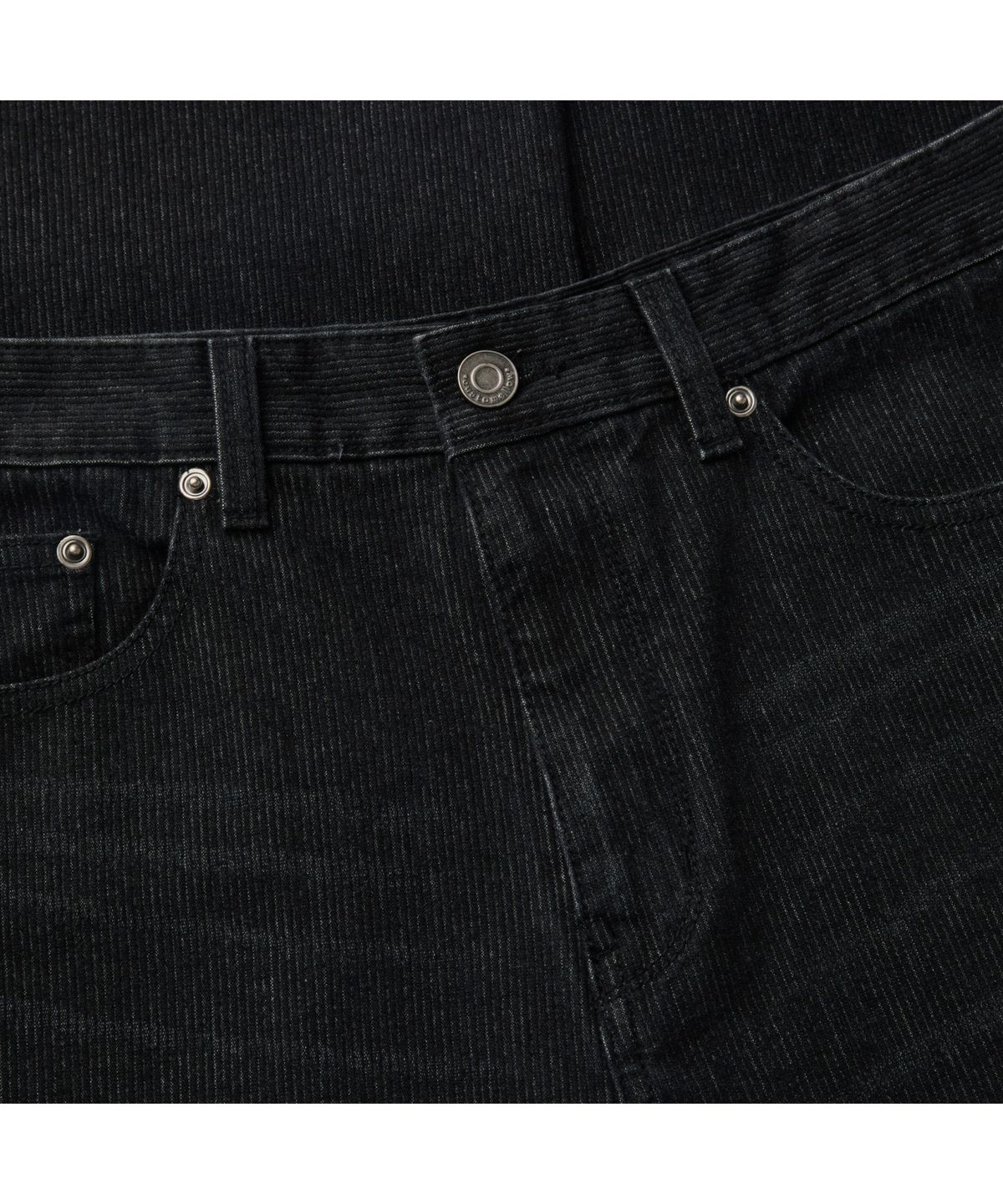 커스텀멜로우(CUSTOMELLOW) Black Dart Detail Corduroy Jeans CWPAA25594BKX