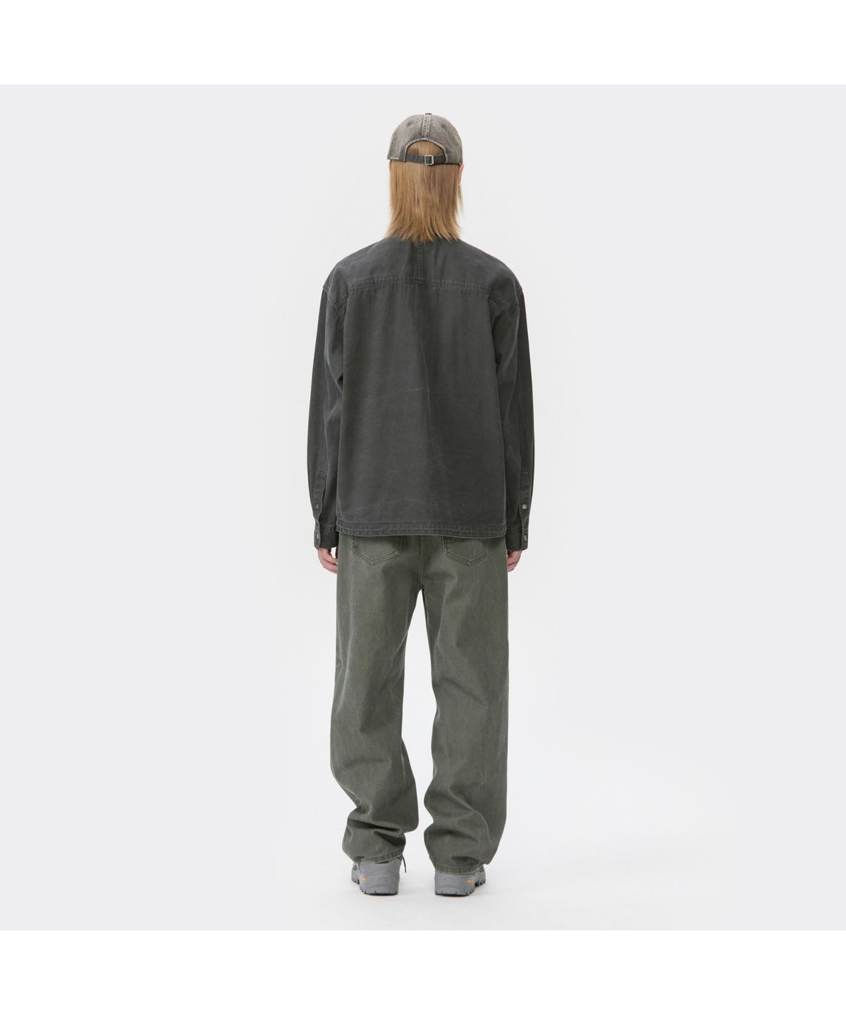 커스텀멜로우(CUSTOMELLOW) Green Straight Fit Dyed Pants CWPAA25586GRX