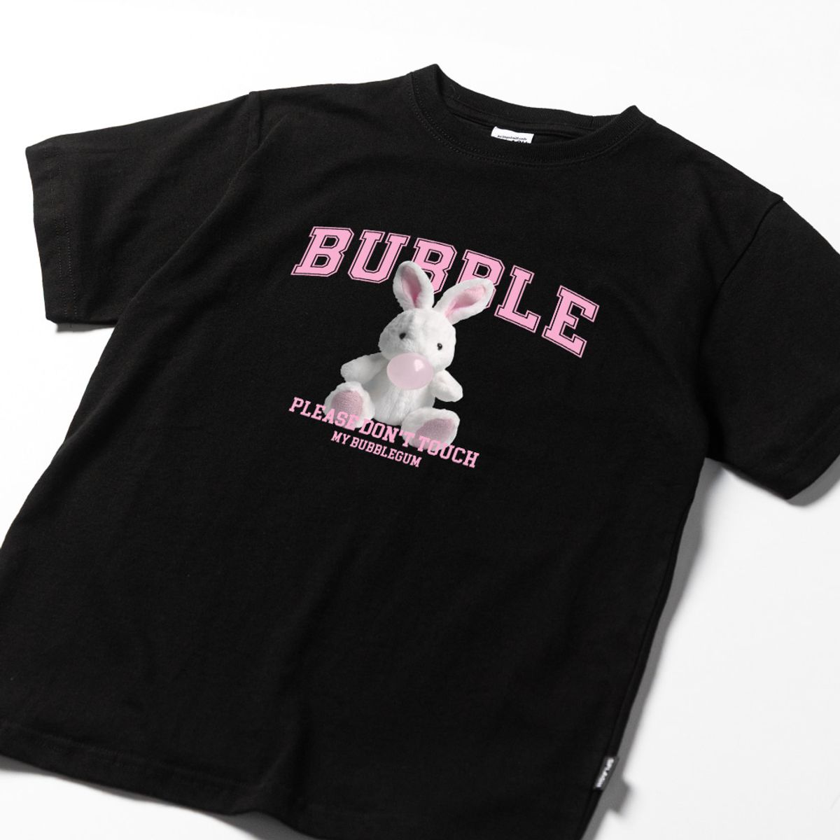 스플래시코드 키즈(SPLASHCODE KIDS) 키즈 반팔 티셔츠 블랙 - 버블껌(Bubble Gum)