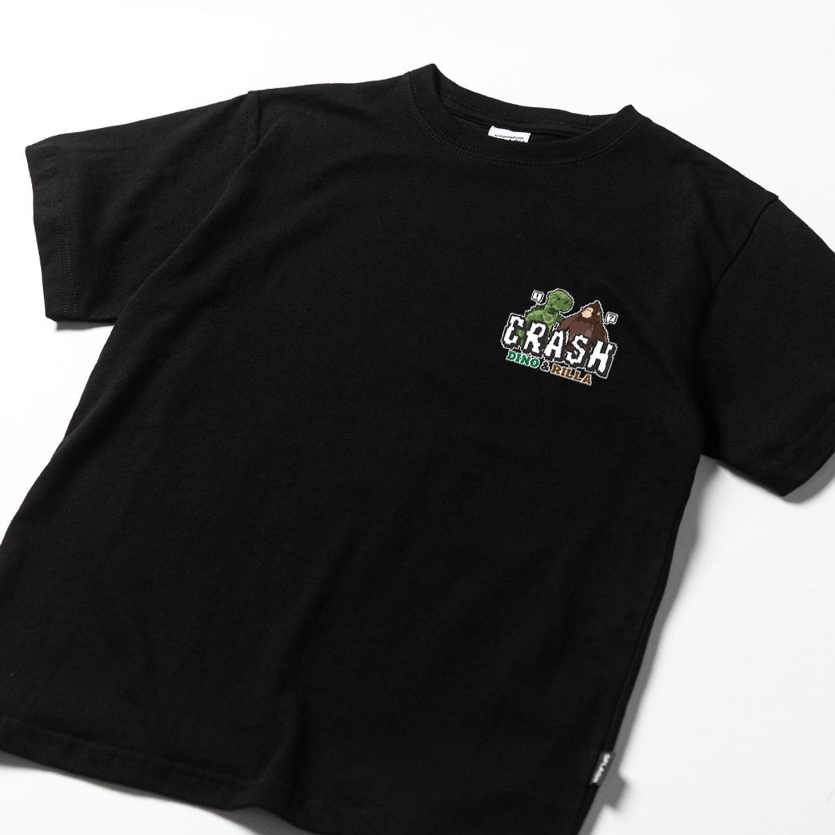 스플래시코드 키즈(SPLASHCODE KIDS) 키즈 반팔 티셔츠 블랙 - 크래시(Crash)