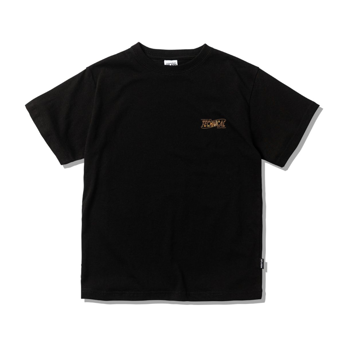 스플래시코드 키즈(SPLASHCODE KIDS) 키즈 반팔 티셔츠 블랙 - 덕 헌터 카모(Duck Hunter Camo)