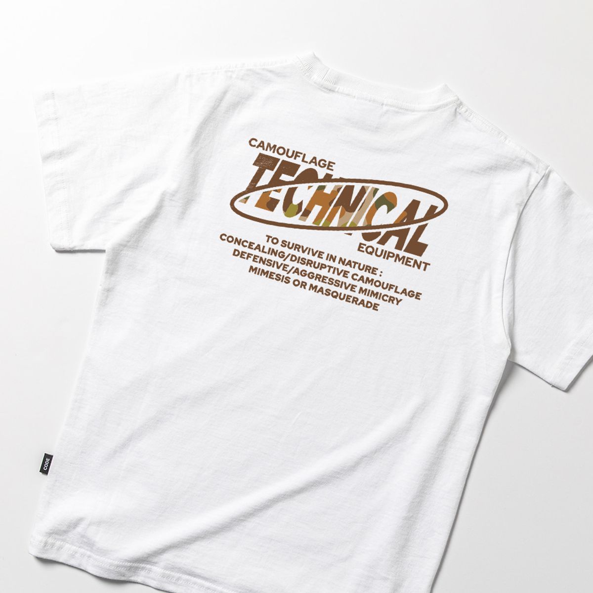스플래시코드 키즈(SPLASHCODE KIDS) 키즈 반팔 티셔츠 화이트 - 덕 헌터 카모(Duck Hunter Camo)