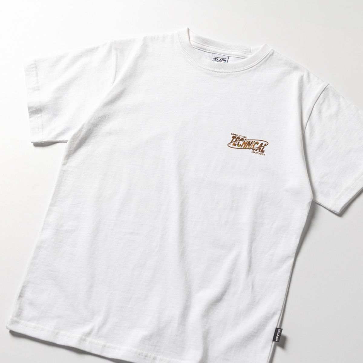 스플래시코드 키즈(SPLASHCODE KIDS) 키즈 반팔 티셔츠 화이트 - 덕 헌터 카모(Duck Hunter Camo)