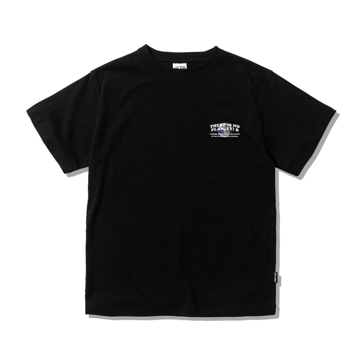 스플래시코드 키즈(SPLASHCODE KIDS) 키즈 반팔 티셔츠 블랙 - 플래닛 어스(Planet Earth)