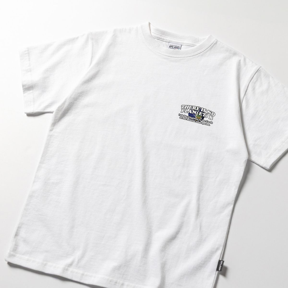 스플래시코드 키즈(SPLASHCODE KIDS) 키즈 반팔 티셔츠 화이트 - 플래닛 어스(Planet Earth)