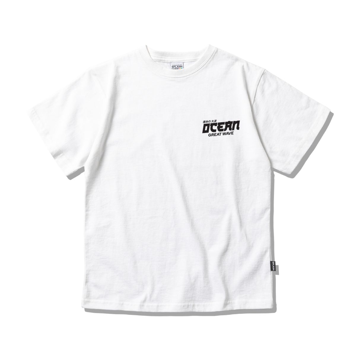 스플래시코드 키즈(SPLASHCODE KIDS) 키즈 반팔 티셔츠 화이트 - 오션(Ocean)